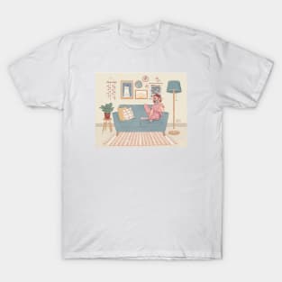 Cozy time at home T-Shirt